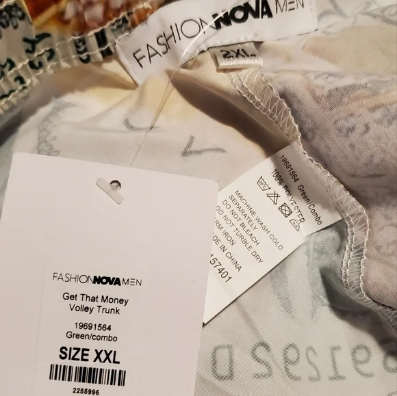 Fashion Nova get that money volley trunks - Picture 8 of 9